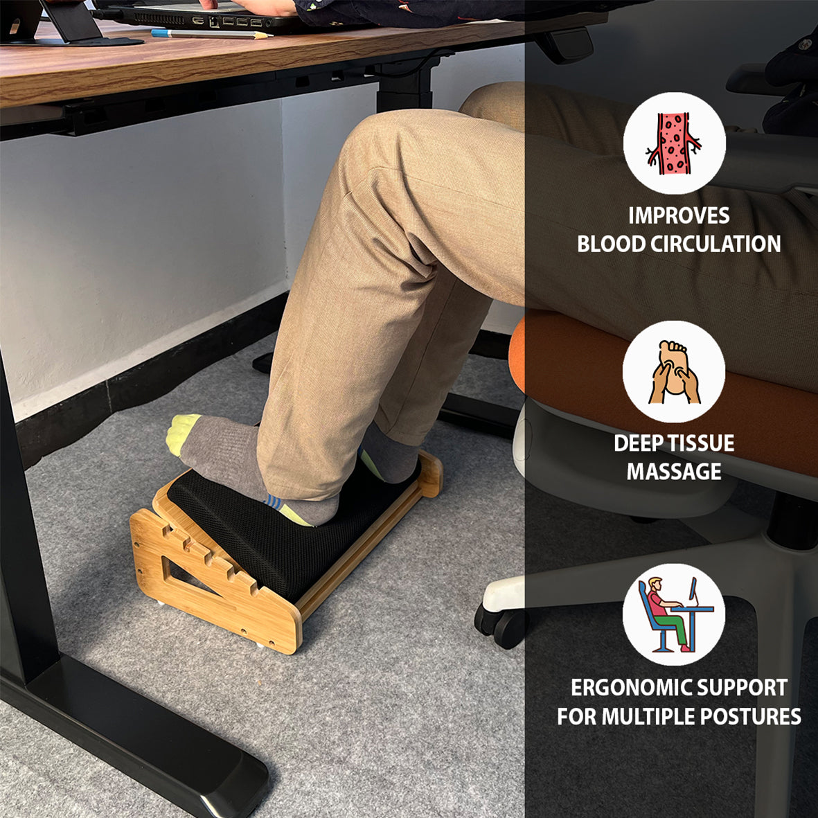 Swing-Rolrest Foot Rest